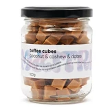 Fudge cubes with lucuma and mesquite Toffee Cubes, 100 g, Maitri