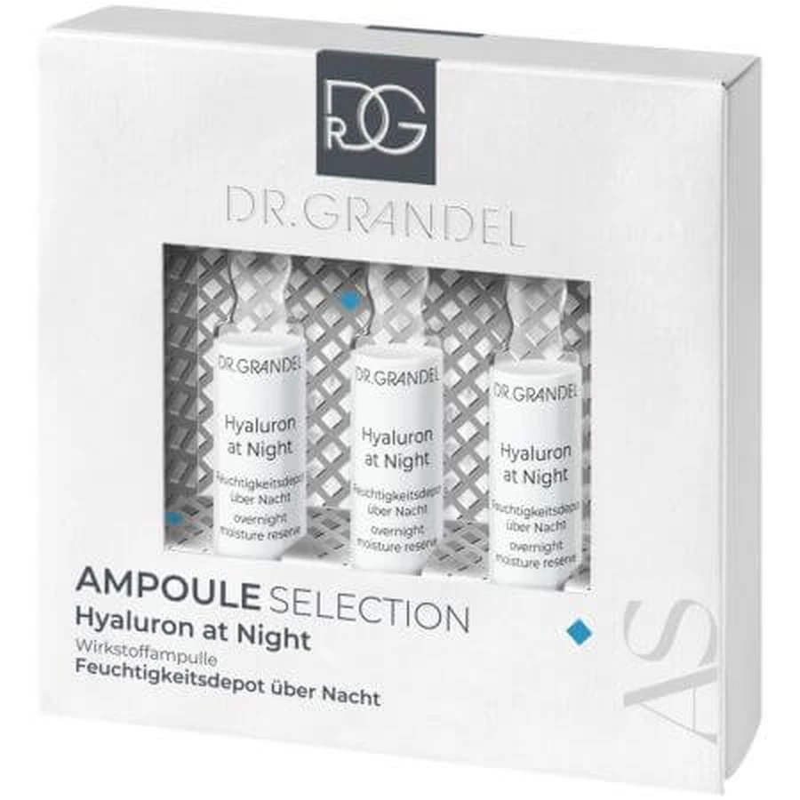 Hyaluron Night Active Concentrate Vial Set 3x3 ml, Dr. Grandel
