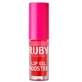 Lipgloss met hyaluronzuur en peptide lipolie booster aardbei, 2.4 ml, Ruby Kisses