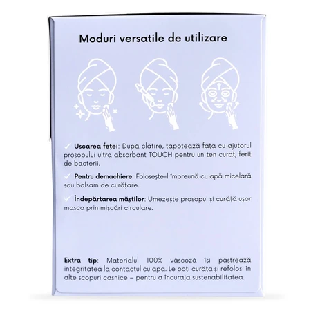 Disposable Touch Face Towels, 50 pieces, Se:Reskin