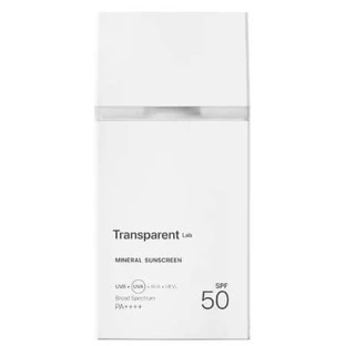 Mineral Sunscreen Serum with mineral filter and SPF 50 Mineral Sunscreen, 100 ml, Transparent Lab