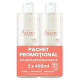 Avene Cleansing Cleansing Micellar Water, 400 ml + 400 ml, Avene