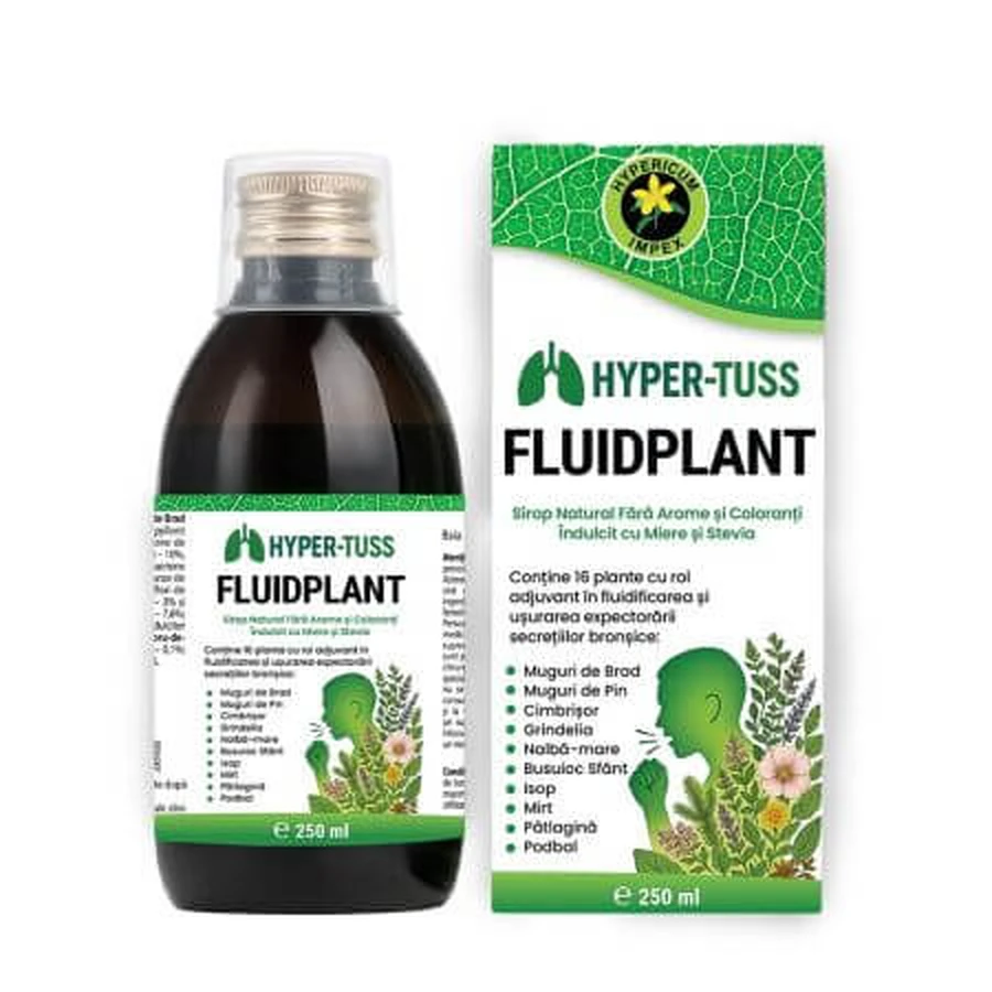 Hyper-Tuss FluidPlant Syrup, 250 ml, Hypericum