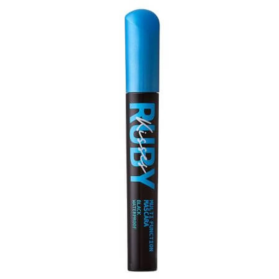 Multi Function Waterproof Mascara Waterproof Zwart, 12 ml, Ruby Kisses