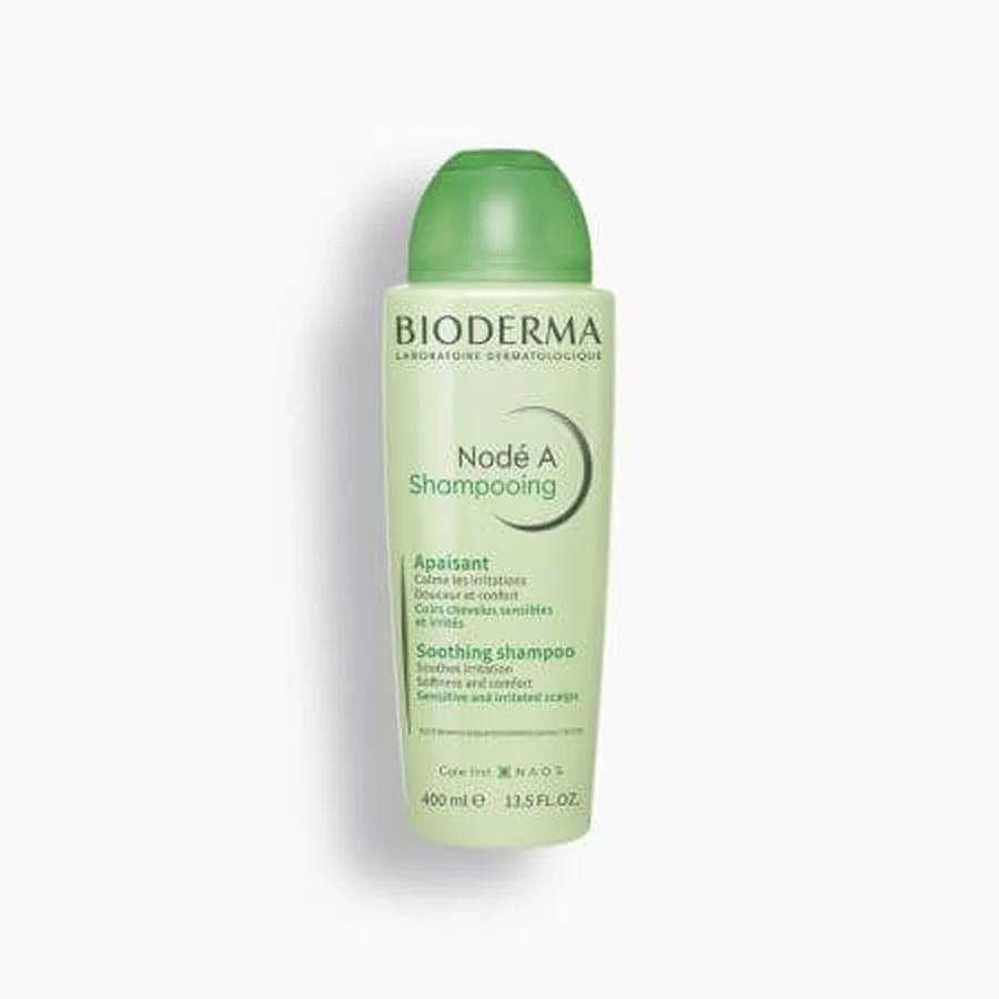 Beruhigendes Shampoo für empfindliche und gereizte Kopfhaut Node A, 400 ml, Bioderma