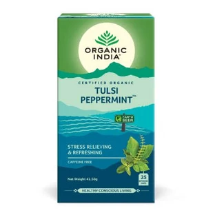 Organic tulsi tea with mint, 25 sachets, Organic India