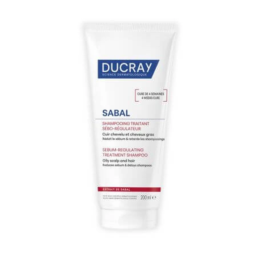 Seboregulerende shampoo voor vet haar Sabal, 200 ml, Ducray
