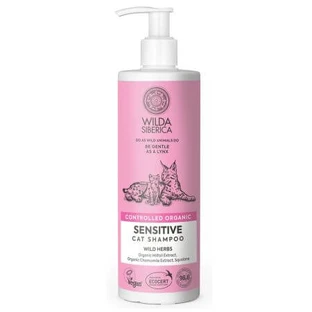Champú para gatos con piel sensible Sensitive, 400 ml, Wilda Siberica
