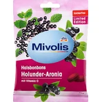 Mivolis Gouttes pour la gorge au cassis et à l'aronia sans sucre, 75 g