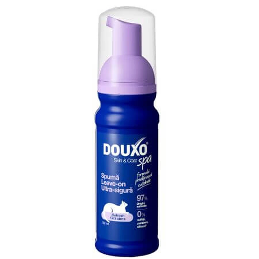 Cat Foaming Cleansing Foam Leave-on Douxo Spa, 150 ml, Ceva Sante
