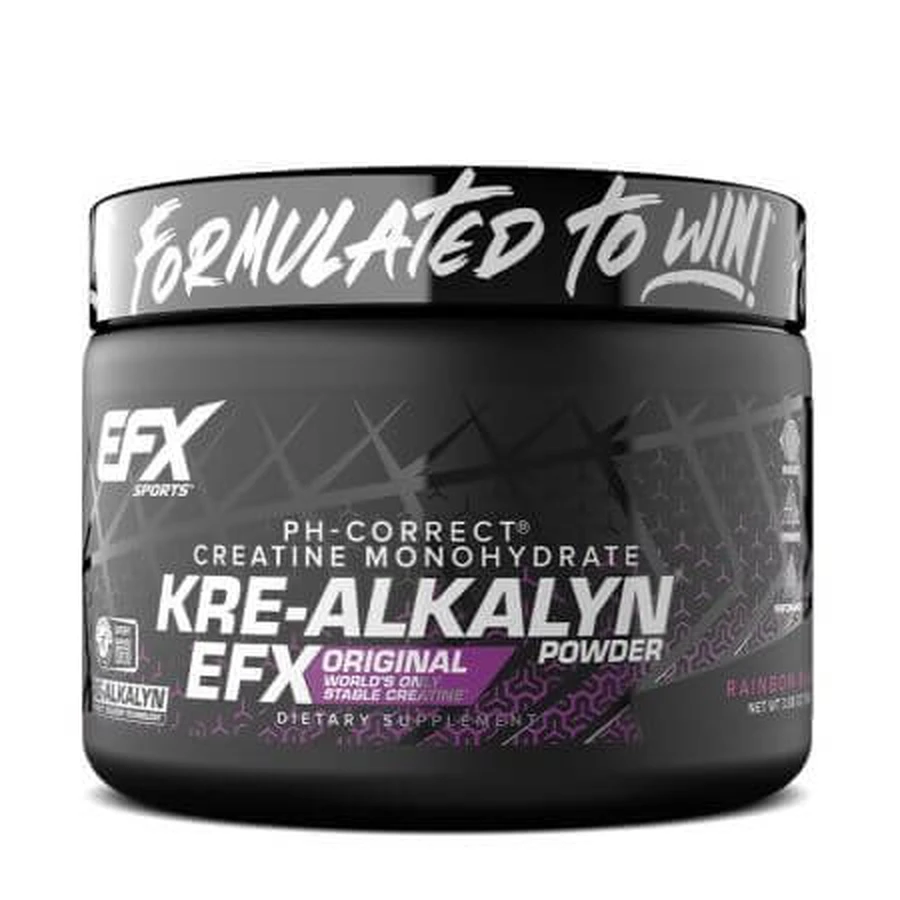 Kre-Alkalyn Rainbow Blast Kre-Alkalyn Creatine Monohydraat, 110 g, Efx Sports