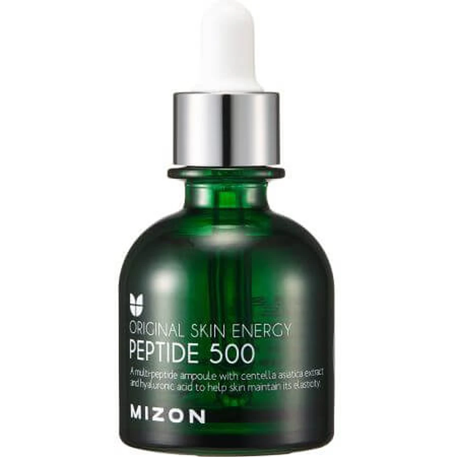 Suero facial concentrado antiarrugas con 9 tipos de péptidos Peptide 500, 30 ml, Mizon