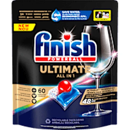 Finish Ultimate vaatwastabletten, 60 stuks