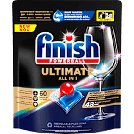 Finish Ultimate vaatwastabletten, 60 stuks