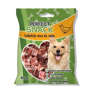 Zachte eendeblokjes voor honden, 80 g, Perfect Snack