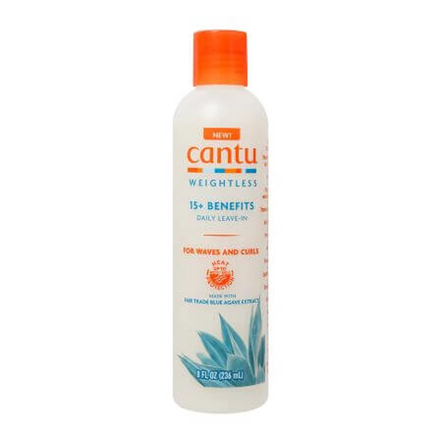 Leave-in crème voor haar met thermische bescherming Weightless 15+ Voordelen, 236 ml, Cantu