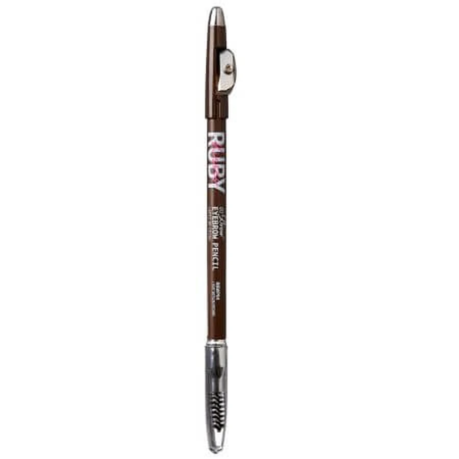 Brow Pencil Go Brow Medium Brown, 1.25 g, Ruby Kisses