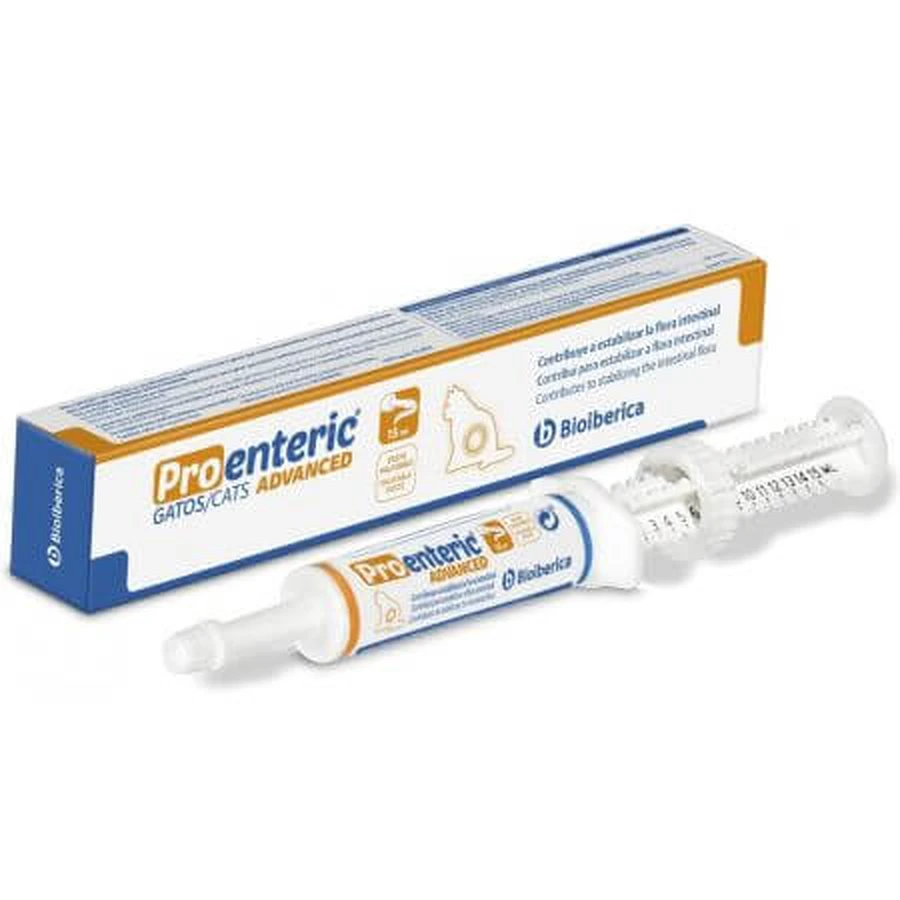 Complementary food with prebiotics for cats Proenteric Advanced Cat, 15 ml, Bioiberica