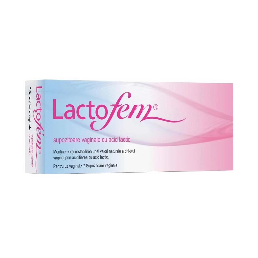 Vaginalzäpfchen mit Milchsäure Lactofem, 7 Stück, Anton Hubner