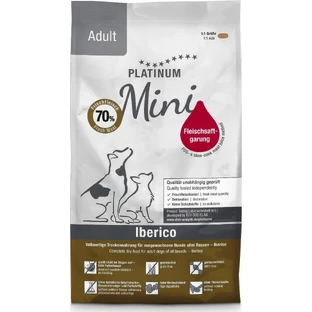 Sucha karma z iberyjskim mięsem dla małych dorosłych psów Mini Adult Dog, 900 g, Platinum