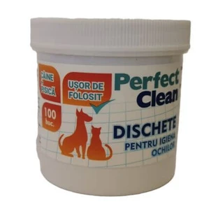 Discos de higiene ocular Perfect Clean, 100 unidades, Punto Verde