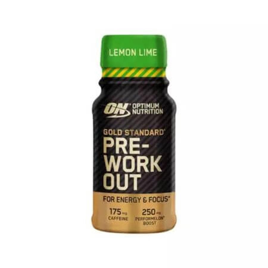 Pre-Workout Shot mit Zitronen- und Limettengeschmack Gold Standard, 60 ml, Optimum Nutrition