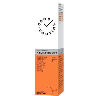 Hydra-Boost Good Routine rehydration salts, 5 sachets x 50 ml, Secom