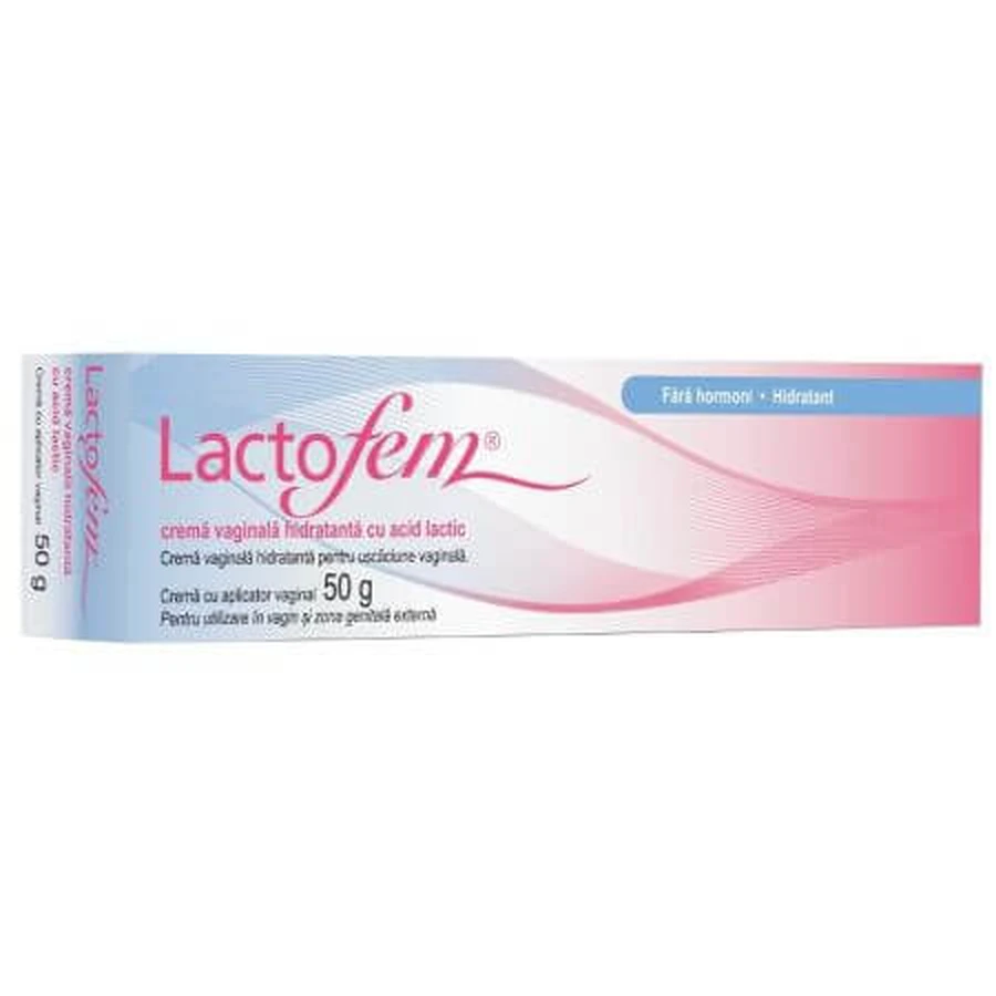 Vaginal-Feuchtigkeitscreme mit Milchsäure Lactofem, 50 g, Anton Hubner