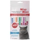 Salmon, duck, tuna and chicken treats for cats Creamy Snacks, 4x15 g, Meow Meow