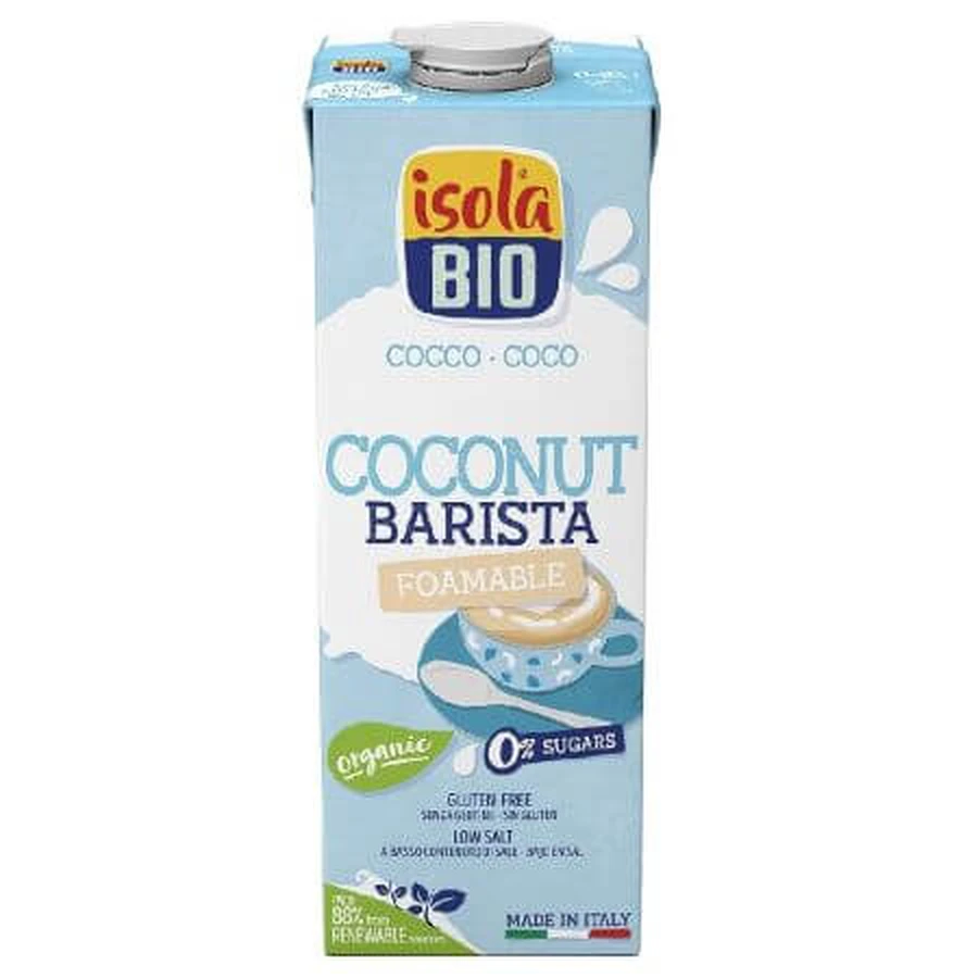 Bio-Kokosnussgetränk Barista, 1000 ml, Isola Bio