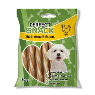 Geraspte kipstick voor honden, 80 g, Perfect Snack