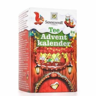 Mélange de thés bio Calendrier de Noël de l'Avent, 24 sachets, Sonnentor