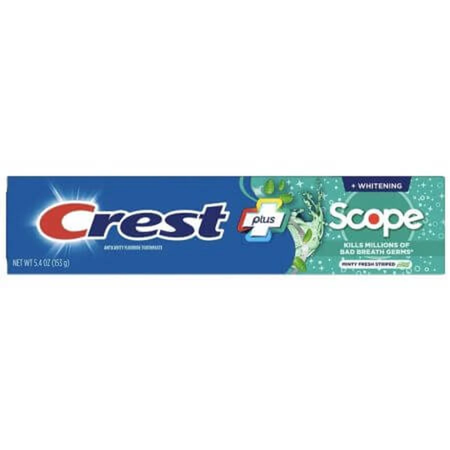 Minty Fresh Complete Whitening Tandpasta, 153 g, Crest