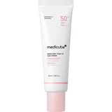 Crema solar SPF 50+ con PDRN, glutatión y niacinamida Pink Tone Up Sun, 50 ml, Medicube