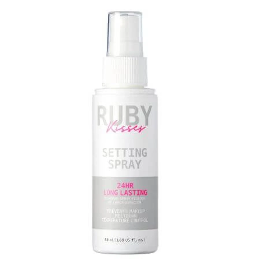 Makeup Setting Spray Setting Spray 24 HR Long Lasting, 50 ml, Ruby Kisses