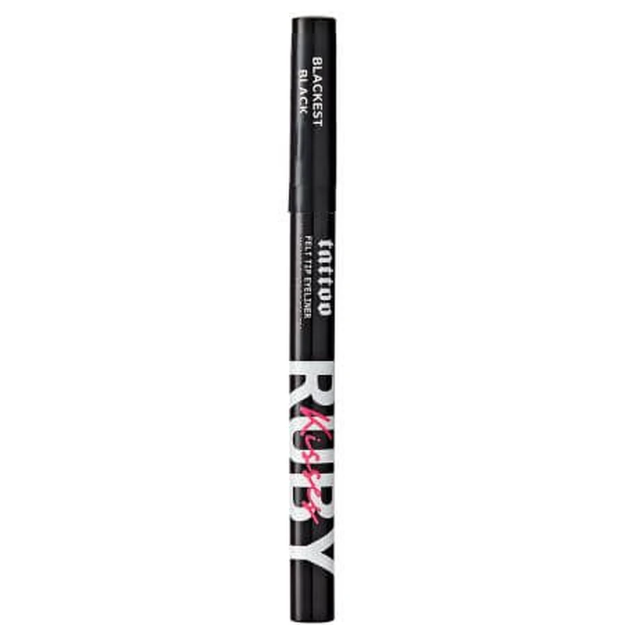 Tattoo Filzstift Eyeliner Schwärzestes Schwarz, 0,7 ml, Ruby Kisses