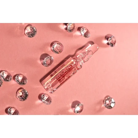 Flacons met geconcentreerd antirimpelserum met hyaluronzuur 10% 4D H3 Evolution Perfect Look, 10 flacons x 2 ml, Gerovital