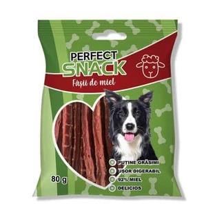 Lammstreifen für Hunde, 80 g, Perfect Snack