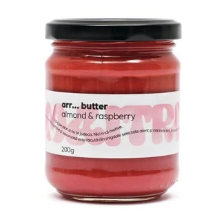 Crème d'amandes aux framboises lyophilisées Arrrrr Butter, 200 g, Maitri