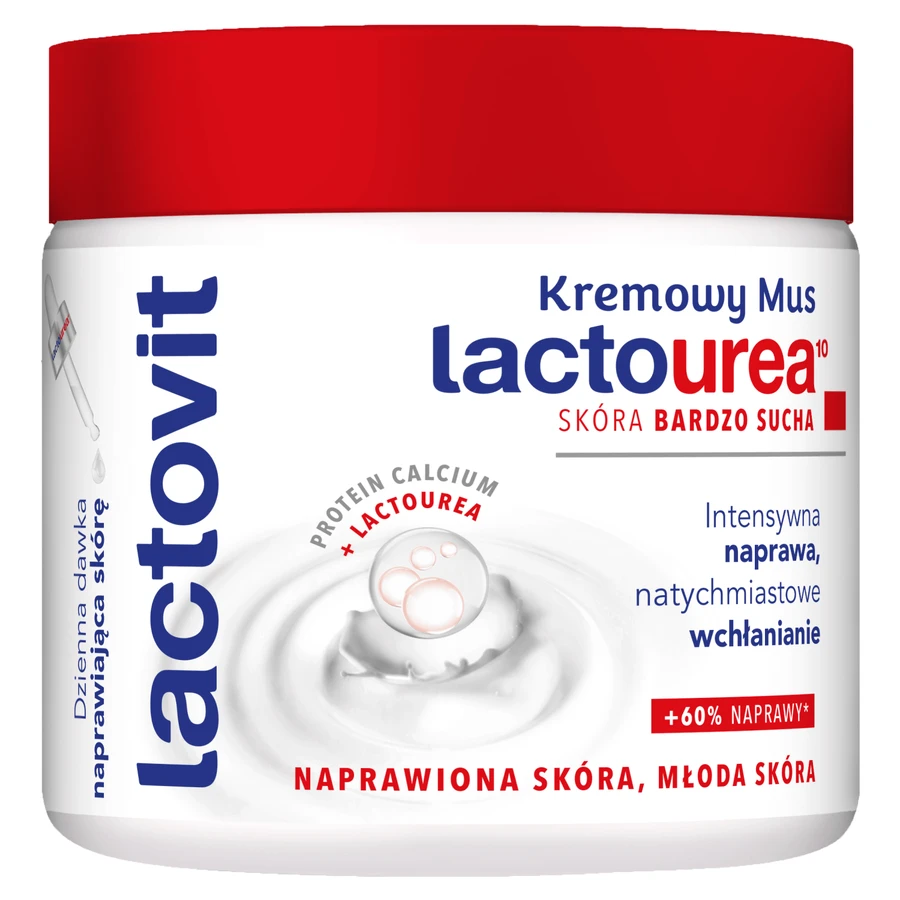Lactovit Lactourea lichaamsmousse, 400 ml
