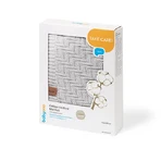 BabyOno, knitted blanket, cotton, gray, 75 cm x 100 cm, 1 piece
