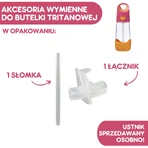 B.Box, straws with connector for tritan bottle, 450 ml, 2 pieces