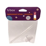 B.Box, straws with connector for tritan bottle, 450 ml, 2 pieces