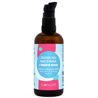 Lullalove, olie voor haarvaatjes en zware benen, 100 ml