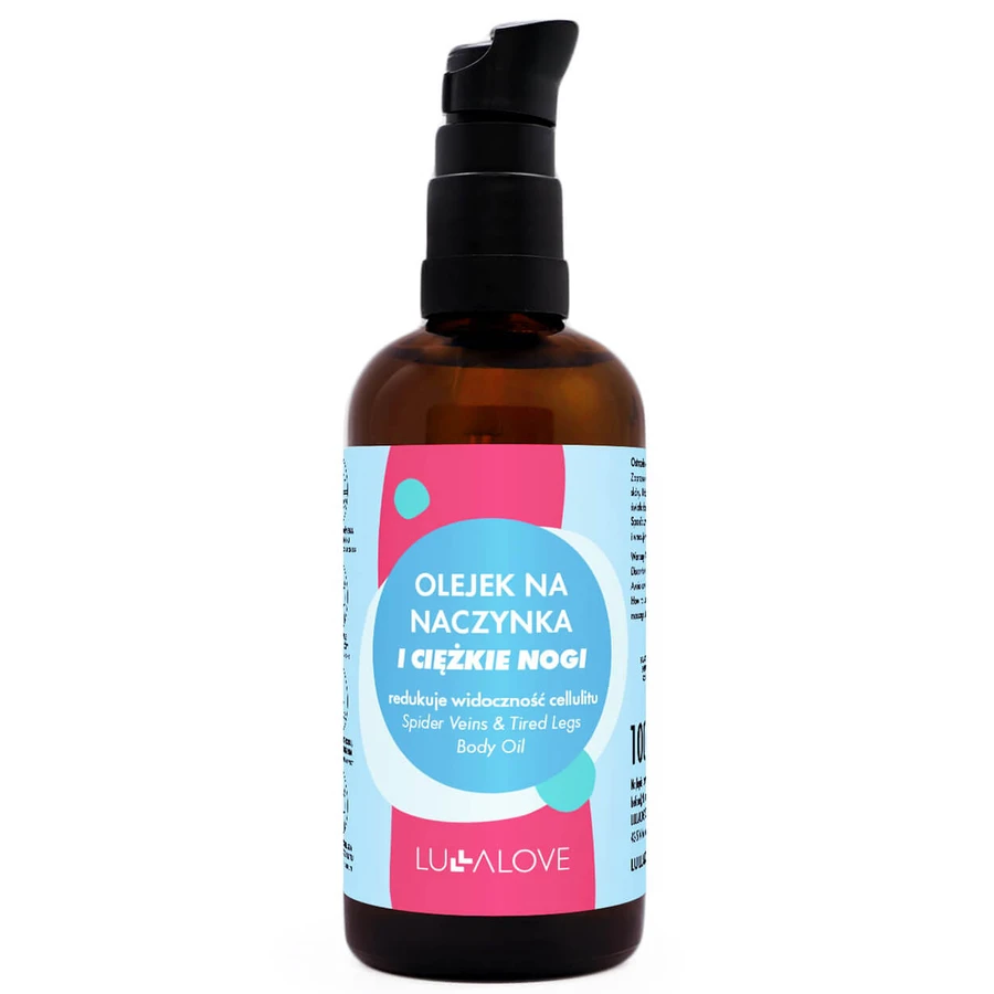 Lullalove, olie voor haarvaatjes en zware benen, 100 ml