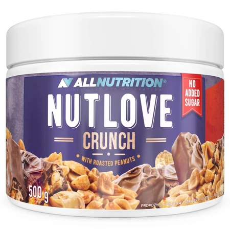 Allnutrition Nutlove Crunch, milk and nut cream, no sugar added, 500 g