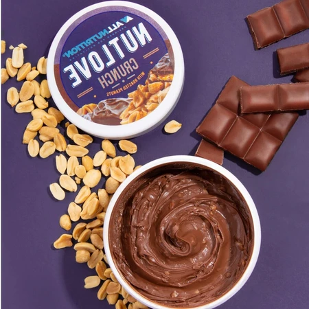 Allnutrition Nutlove Crunch, milk and nut cream, no sugar added, 500 g