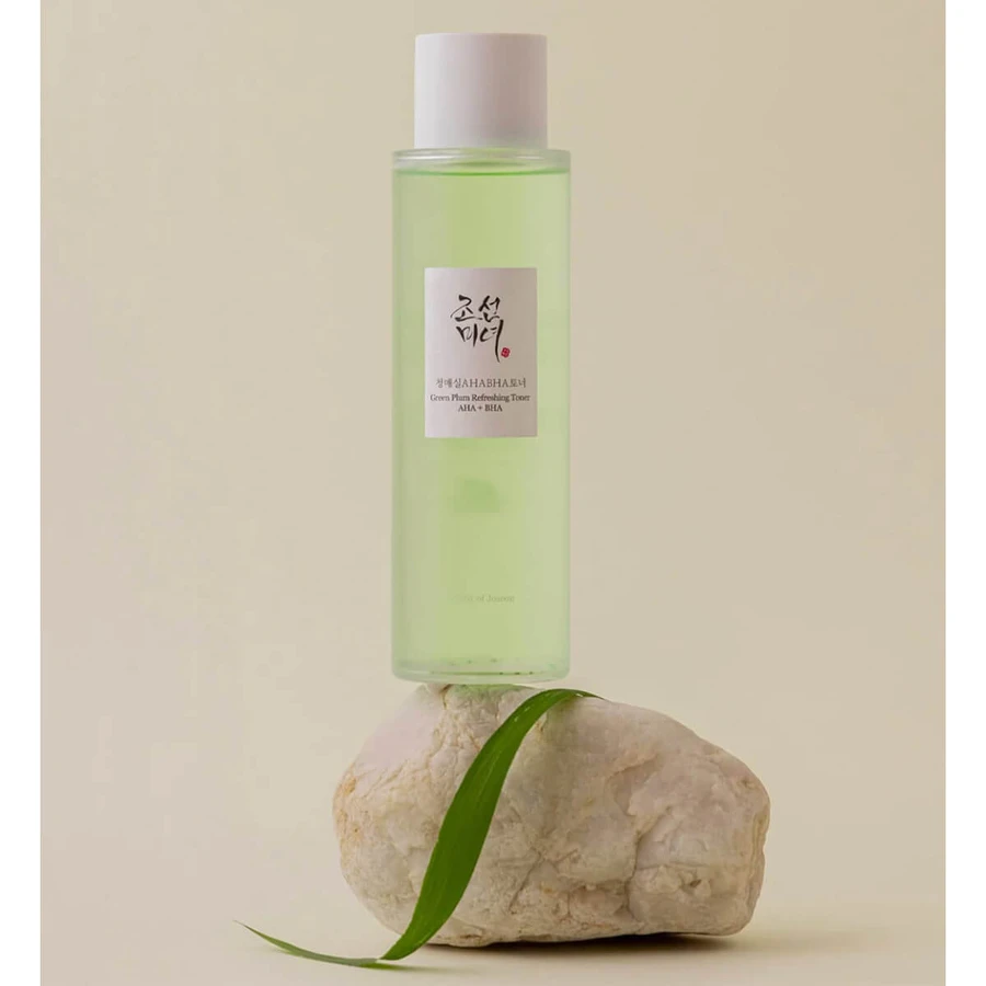 Beauty Of Joseon Green Plum Refreshing Toner AHA + BHA, tonique rafraîchissant avec acides, 150 ml