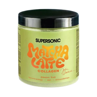 Supersonic Matcha Latte Collagen, passion fruit flavor, 280 g