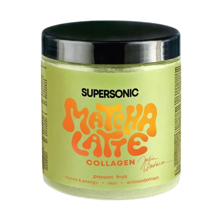 Supersonic Matcha Latte Collagen, passion fruit flavor, 280 g